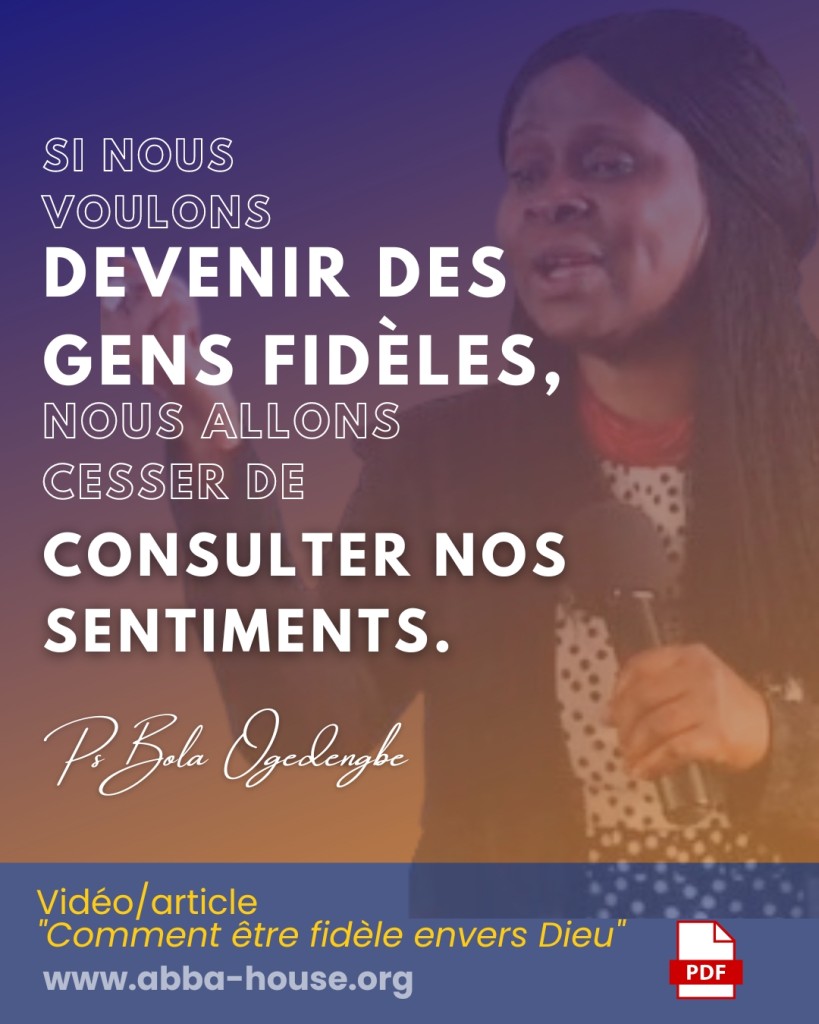 Comment changer, devenir fidèle